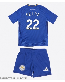 Leicester City Oliver Skipp #22 Echipament de Fotbal Replică 2024-25 Copii Acasa (+ Șorturi)